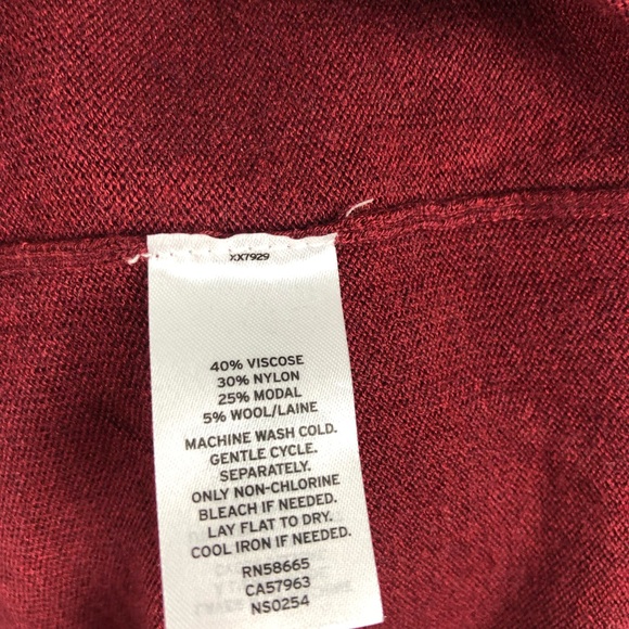 4th & Union Pullover Shirt Sweater Maroon Small P - Picture 8 of 8